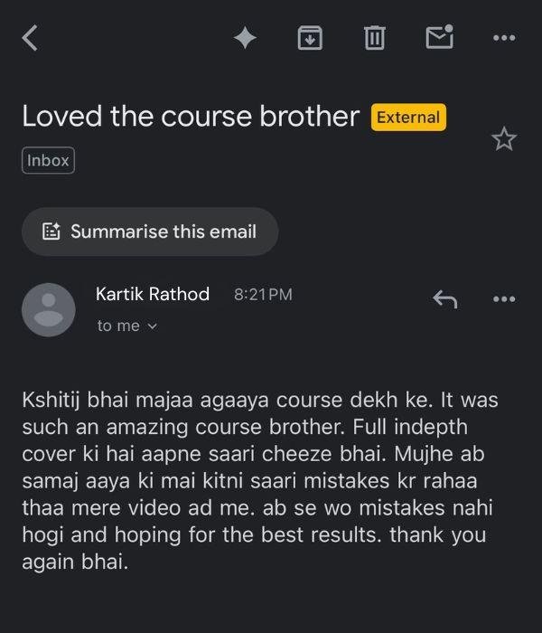 Student Testimonial 3